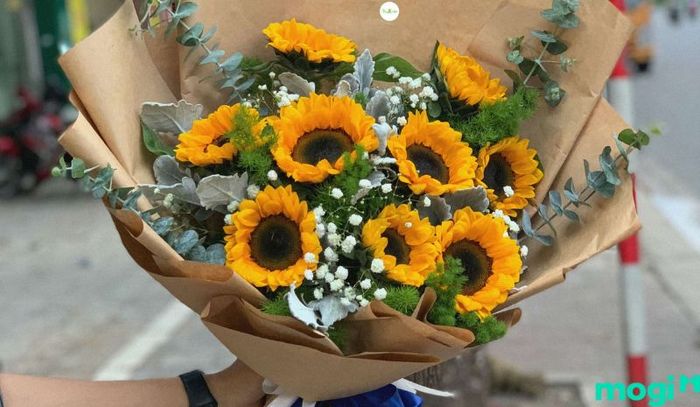Hoa hướng dương là loài hoa đứng ở vị trí thứ 3 trong danh sách những lựa chọn tặng người yêu