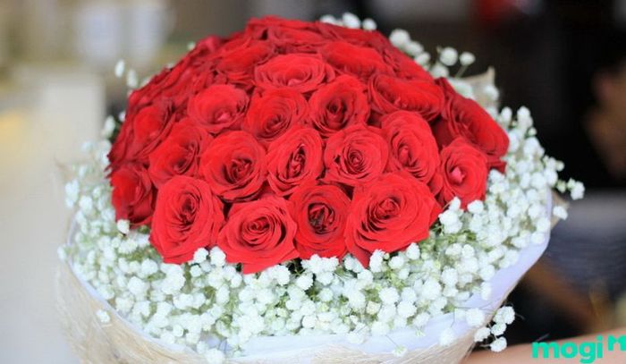 Bó hoa tặng người yêu vào dịp sinh nhật