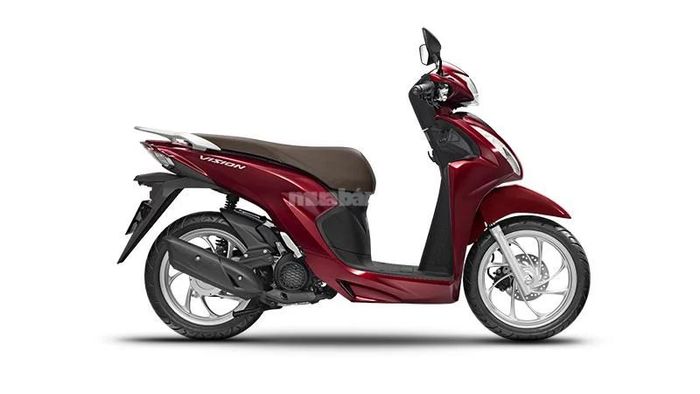 Honda Vision 2023 phiên bản cao cấp màu đỏ đen đầy cuốn hút