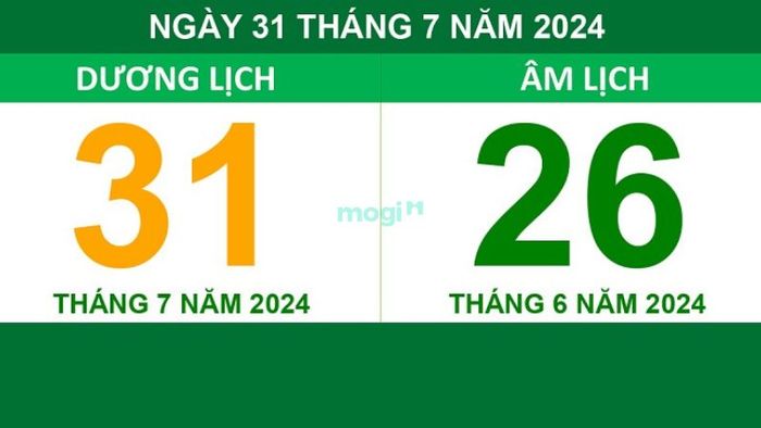 Ngày thuận lợi nhập trạch tháng 7 năm 2024
