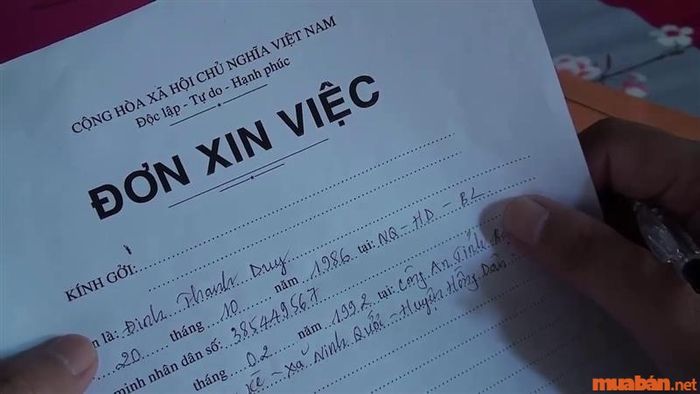 Những điều cần lưu ý khi viết hồ sơ xin việc bằng tay