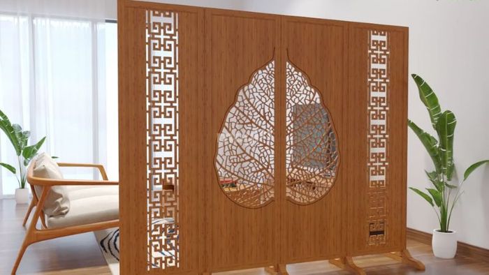 Sử dụng tấm bình phong để tạo sự ngăn cách