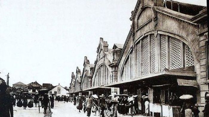 Chợ Đồng Xuân xưa - Ảnh sưu tầm