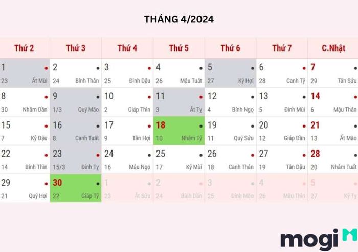 Những Ngày Tốt Để Nhập Trạch Trong Tháng 4 Năm 2024
