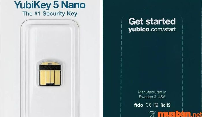Khóa bảo mật Yubikey - Dòng Yubikey 5 Nano