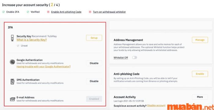 Bước đầu tiên trong quy trình là đăng nhập vào tài khoản của bạn trên Binance để bắt đầu giao dịch.