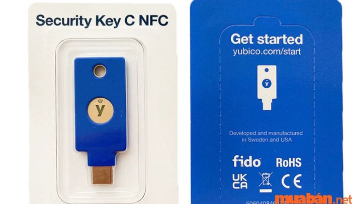 Khóa bảo mật Yubikey - Dòng Yubico Security Key C NFC