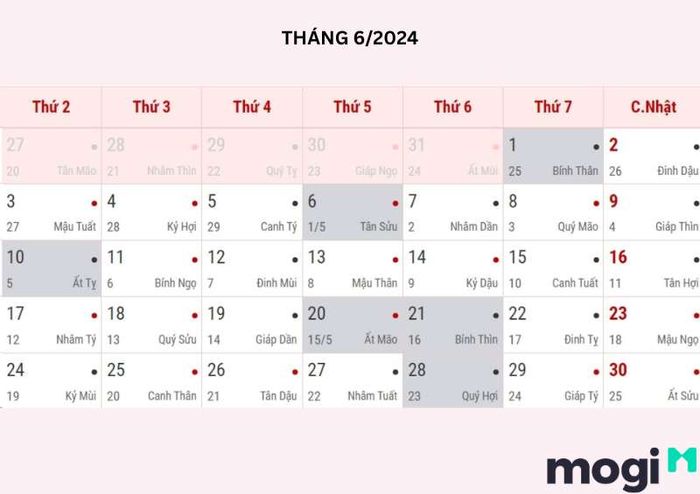Những Ngày Tốt Nhập Trạch Tháng 6 Năm 2024