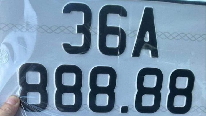 Quy định về cách thể hiện biển số xe 36