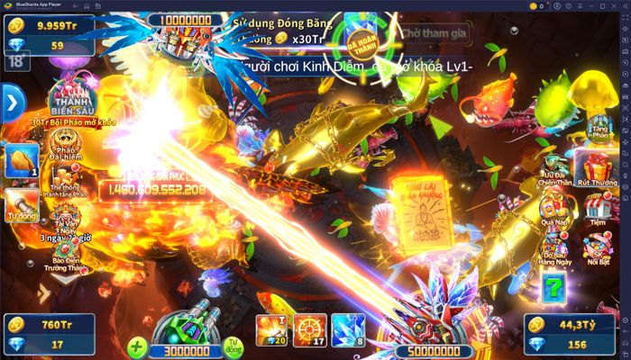 Hướng dẫn cho game thủ mới chơi Thợ Săn Đại Dương trên PC với BlueStacks