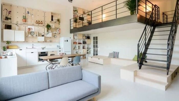 Nhà 30m2 có gác lửng sẽ tiện nghi hơn khi không gian được bố trí hợp lý và tối ưu