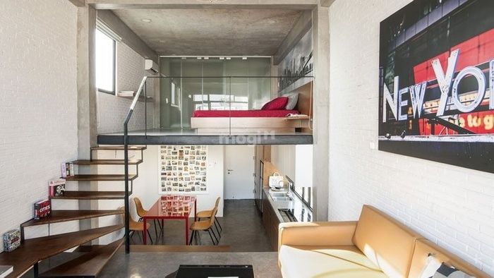 Nhà 30m2 có gác lửng theo phong cách đơn giản