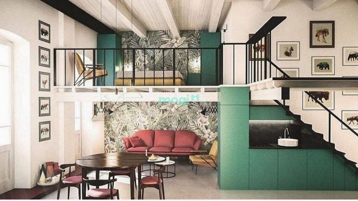 Một không gian sống đầy đủ tiện nghi trong ngôi nhà 30m2 có gác lửng