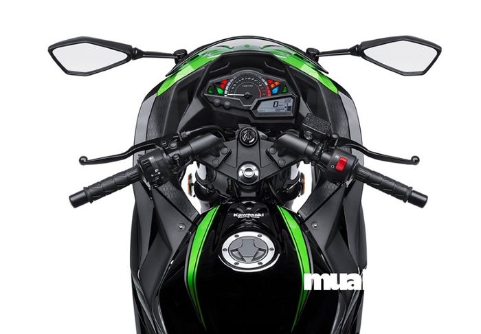 Kawasaki Ninja 300 mang nhiều đặc điểm thiết kế tương tự mẫu xe tiền nhiệm ZX-10R.