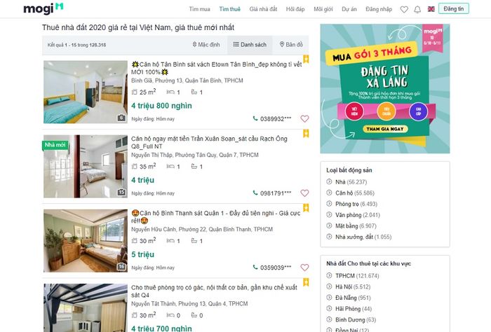 Bạn nên đăng tin quảng cáo lên các trang web bất động sản để tiếp cận khách hàng hiệu quả.