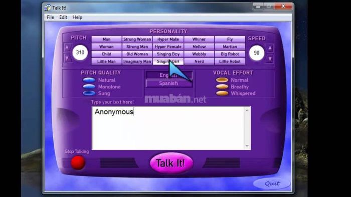 Ứng dụng đọc tiếng Anh: Talk It