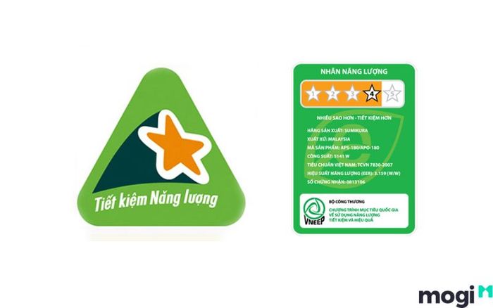 Nhãn hiệu tiết kiệm năng lượng.