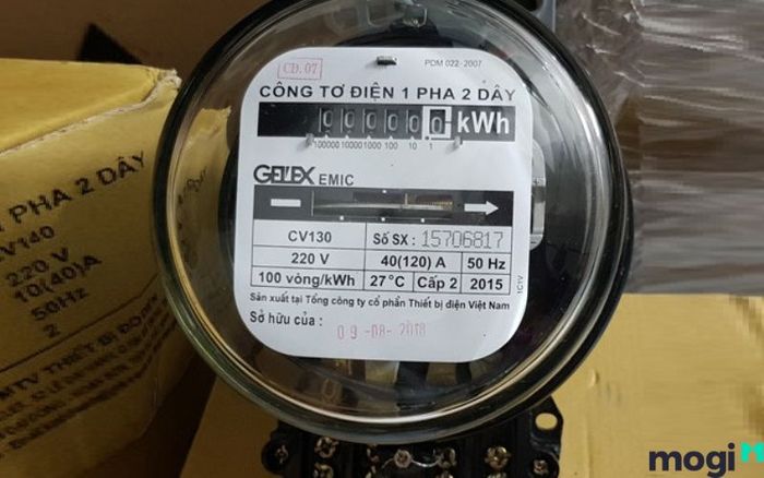 Cách đọc đồng hồ điện cơ tại phòng trọ