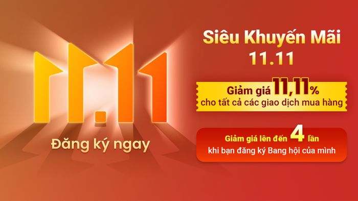 Tham gia Bang hội và nhận ngay ưu đãi khủng trong dịp Sale 11/11 của BlueStacks