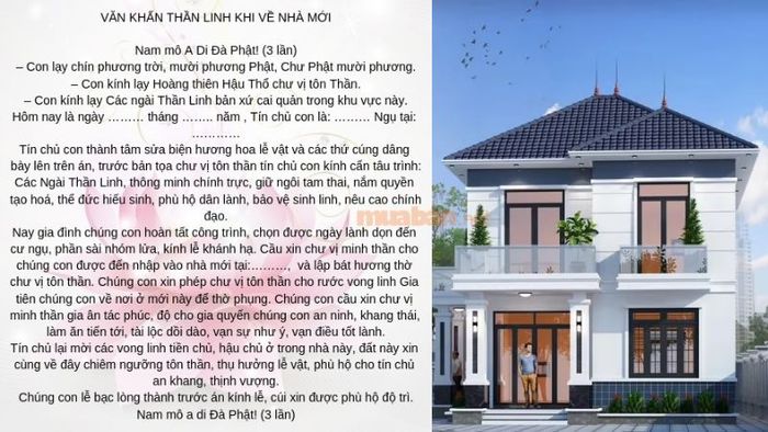 Văn khấn gia tiên là phần quan trọng thứ hai trong nghi thức nhập trạch.