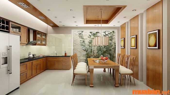 Sử dụng sơ đồ phong thủy Bát Trạch để thiết kế không gian bếp ăn hợp lý