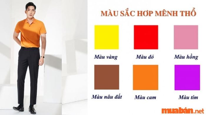 Mệnh Thổ hợp màu gì? Dưới đây là những màu sắc trang phục phù hợp để mang lại may mắn cho người mệnh Thổ.