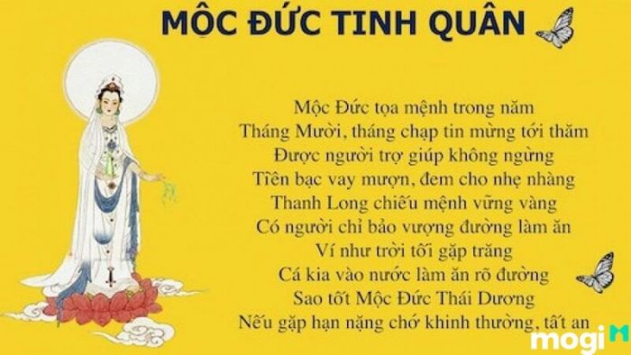 Sao Mộc Đức là sao tốt