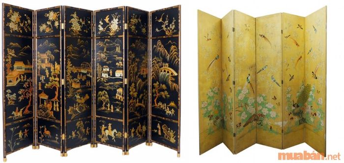 Bình phong có thể được sử dụng cho nhiều mục đích khác nhau.