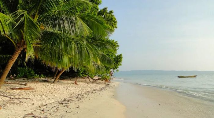 Vijaynagar beach on Havelock Island.