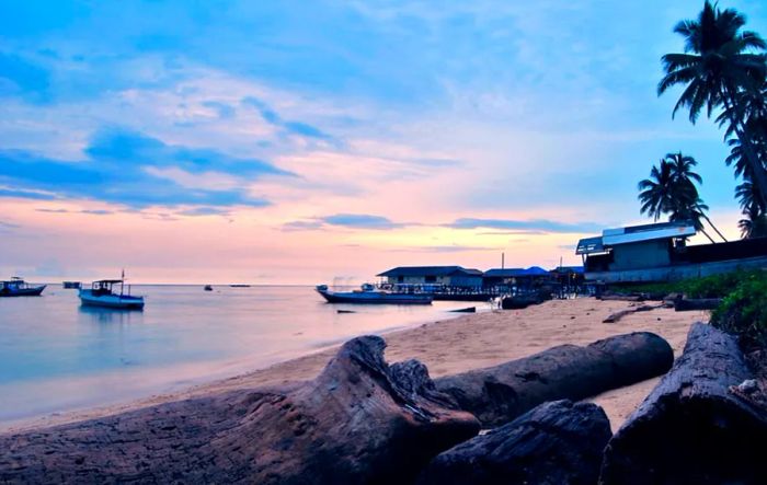 Pulau Derawan in Indonesia is a paradise that caters equally to sea turtles and those seeking tranquility by the shore.