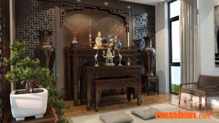 Hướng đặt bàn thờ thích hợp cho gia chủ mệnh Thổ