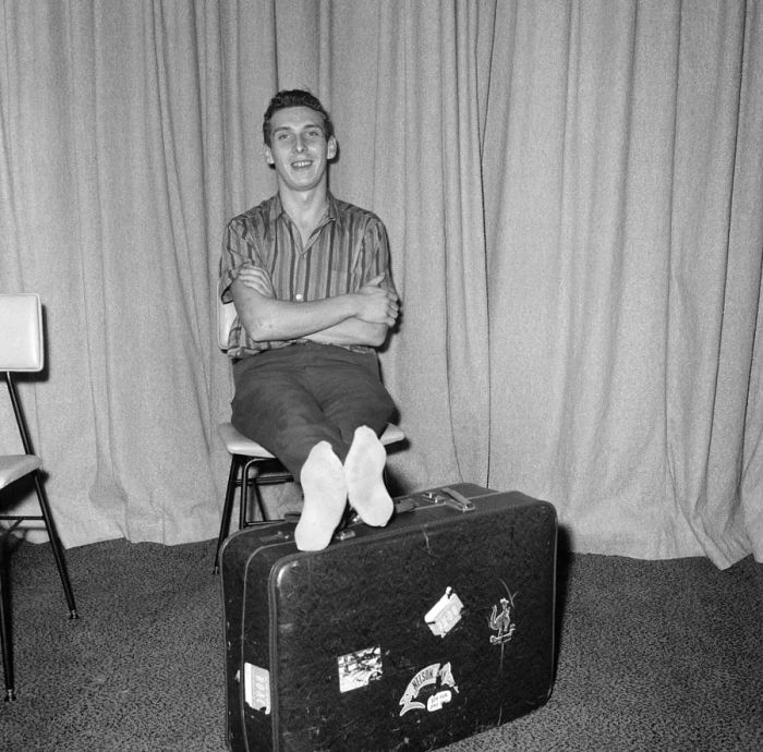 Robson spent roughly 96 hours inside the wooden crate before being discovered after his arrival in Los Angeles.