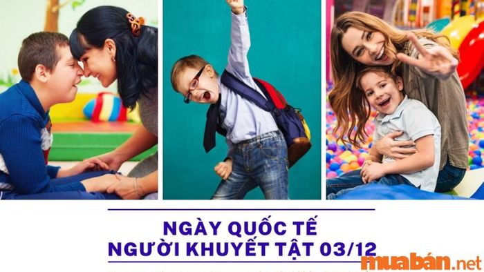 Ngày này được tổ chức để nâng cao nhận thức về vấn đề khuyết tật và thúc đẩy bảo vệ quyền lợi cho những người khuyết tật trên toàn cầu.
