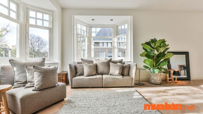 Nên sắp xếp phòng khách theo hướng Tây