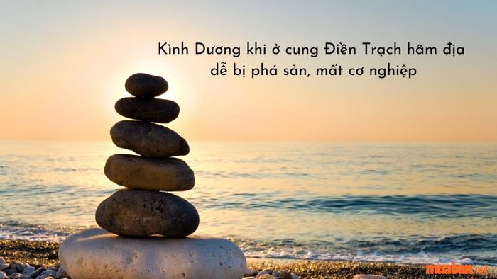 Kình Dương ở cung Điền Trạch khiến chủ mệnh dễ gặp phải thất bại tài chính, có thể mất hết cơ nghiệp