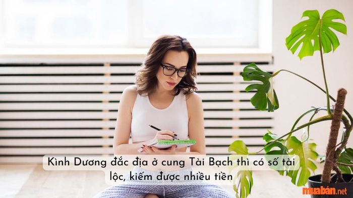 Kình Dương đắc địa tại Cung Tài Bạch mang lại tài lộc dồi dào