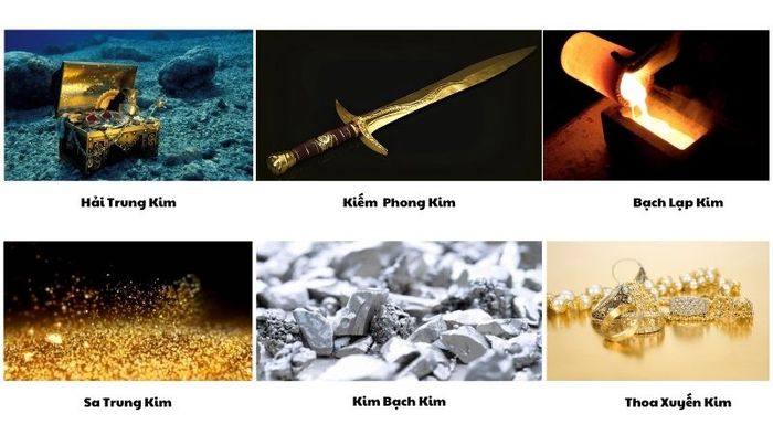 6 nạp âm trong hành Kim