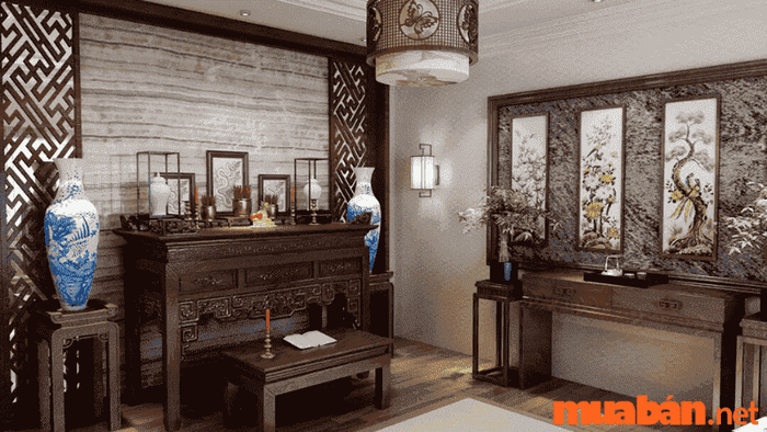 Kích thước bàn thờ gia tiên