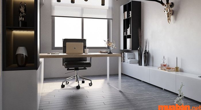 Bàn làm việc nên được đặt sát tường và quay về hướng hợp với phong thủy của nam tuổi Nhâm Thân 1992.