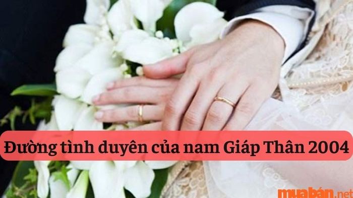 Đường tình duyên của nam Giáp Thân 2004.