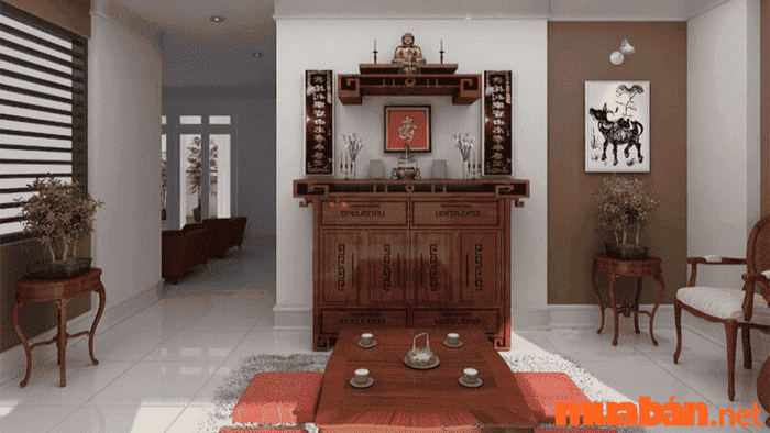 Kích thước bàn thờ gia tiên