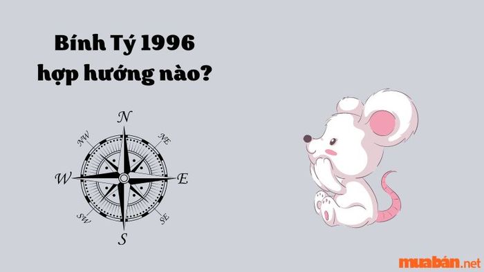 Hướng tốt nhất cho người sinh năm 1996 là gì?