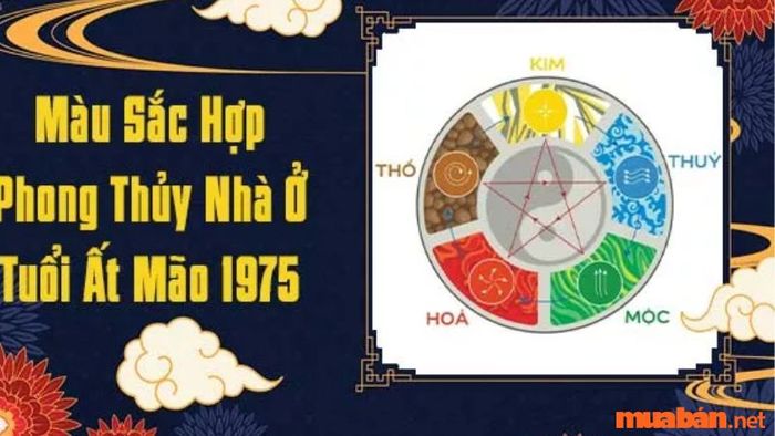 Màu sắc phong thủy phù hợp với gia chủ tuổi Ất Mão 1975