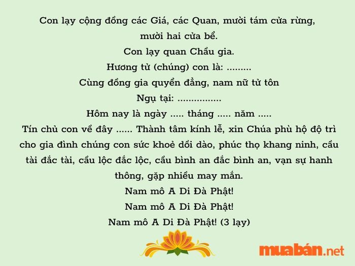 Bài văn khấn Ban Công Đồng chuẩn theo tâm linh dành cho lễ cúng