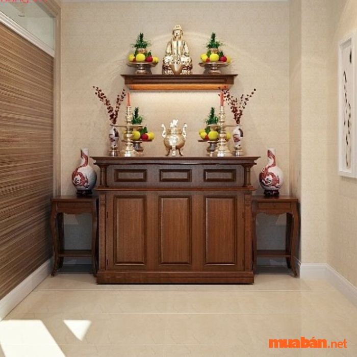 Các loại bàn thờ trong gia đình