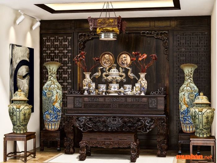 Những loại bàn thờ phổ biến trong gia đình