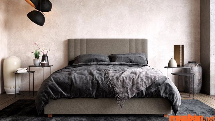 Hình ảnh sắp xếp giường ngủ theo phong thủy cho phòng ngủ vợ chồng