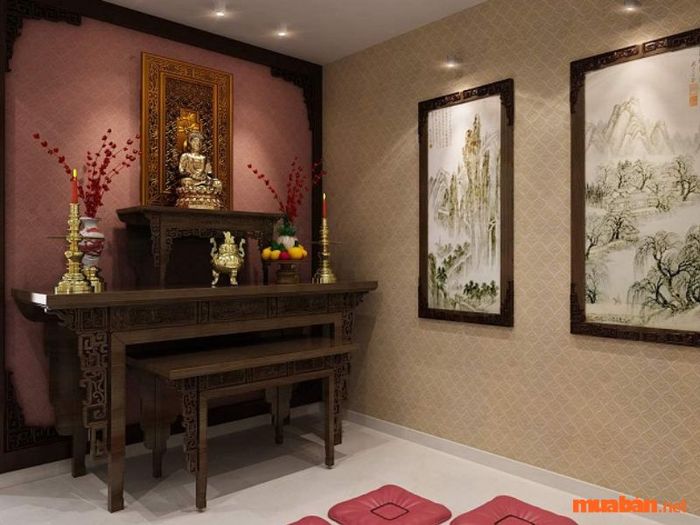 Các loại bàn thờ trong nhà