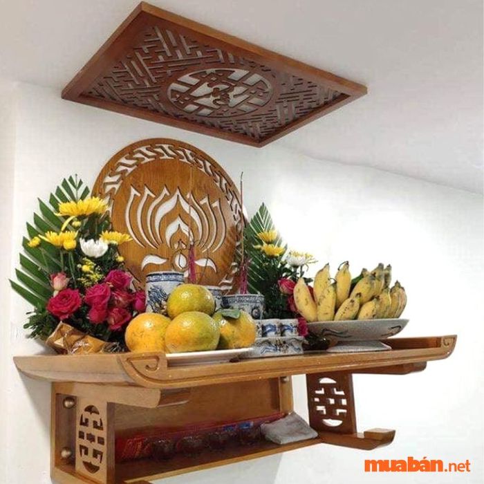 Các loại bàn thờ trong gia đình
