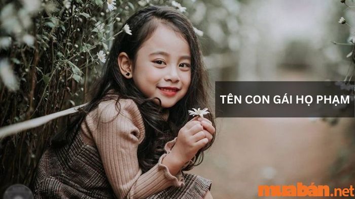 Tên con gái đẹp họ Phạm